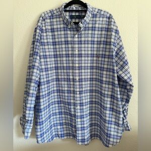 Ralph Lauren Blue Multicolor Plaid Button Down